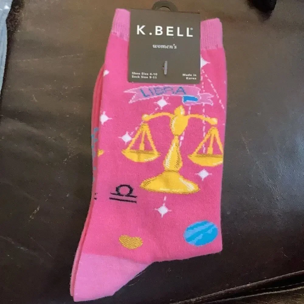 K. Bell Horoscope Signs Single Pairs Socks